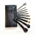 10PCS Travel Makeup Brush Set with Pouch (YFM243)